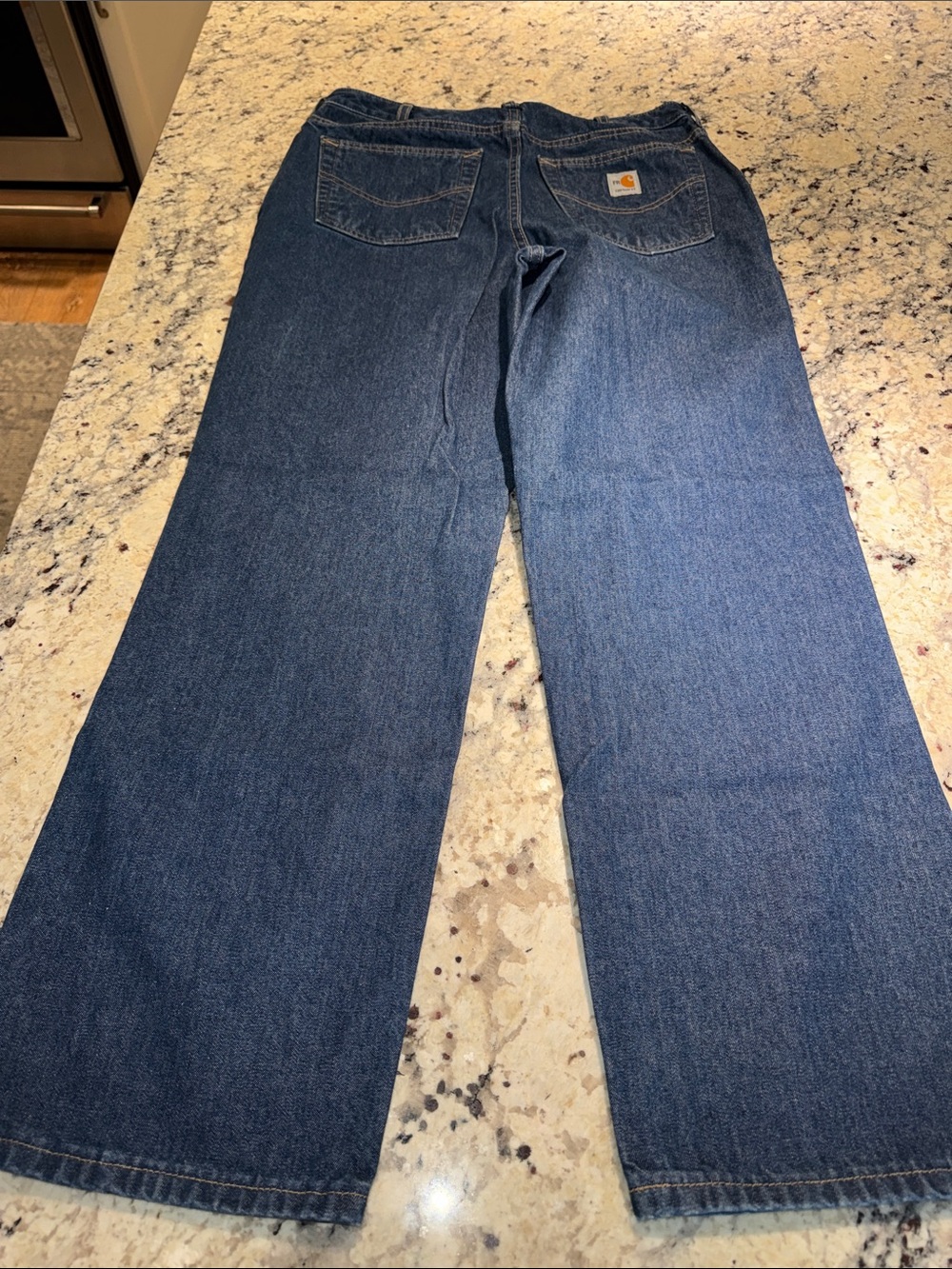 Carhartt Women’s Denim Work Jeans in Deep Blue